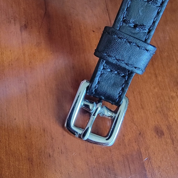 Vintage Coach Y2K Signature Jacquard Black Leather Belt Bag Size M/L - Picture 10 of 15